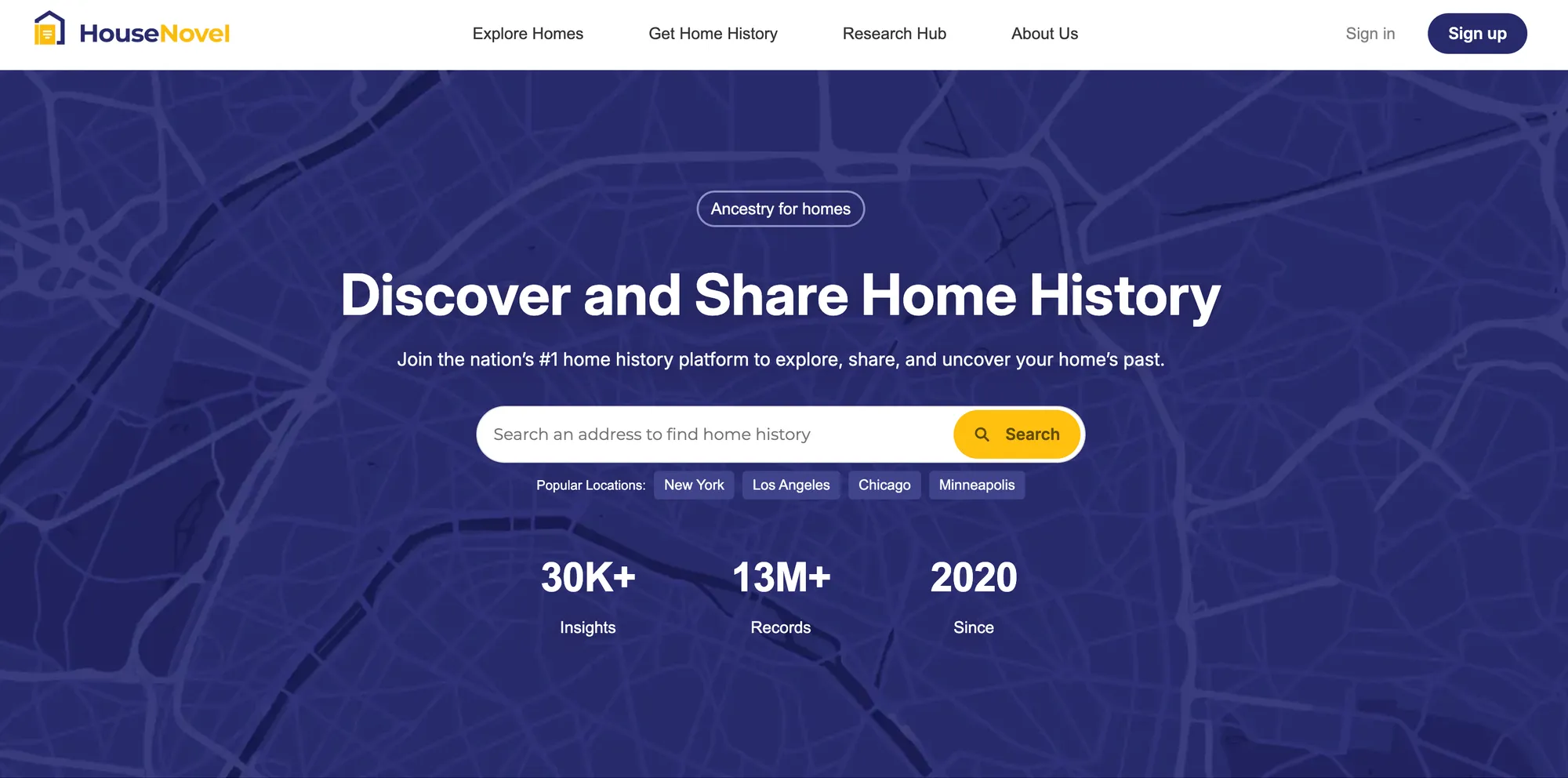 HouseNovel website