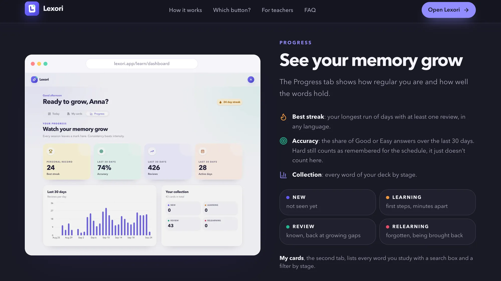 Lexori website